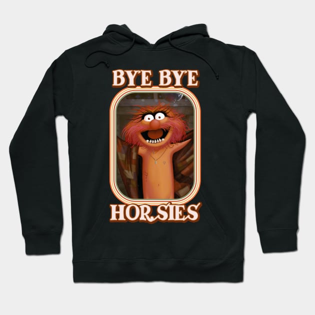 Animal - Bye Bye Horsies Hoodie by GrimbyBECK